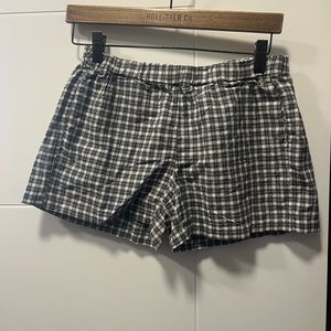 Plaid shorts